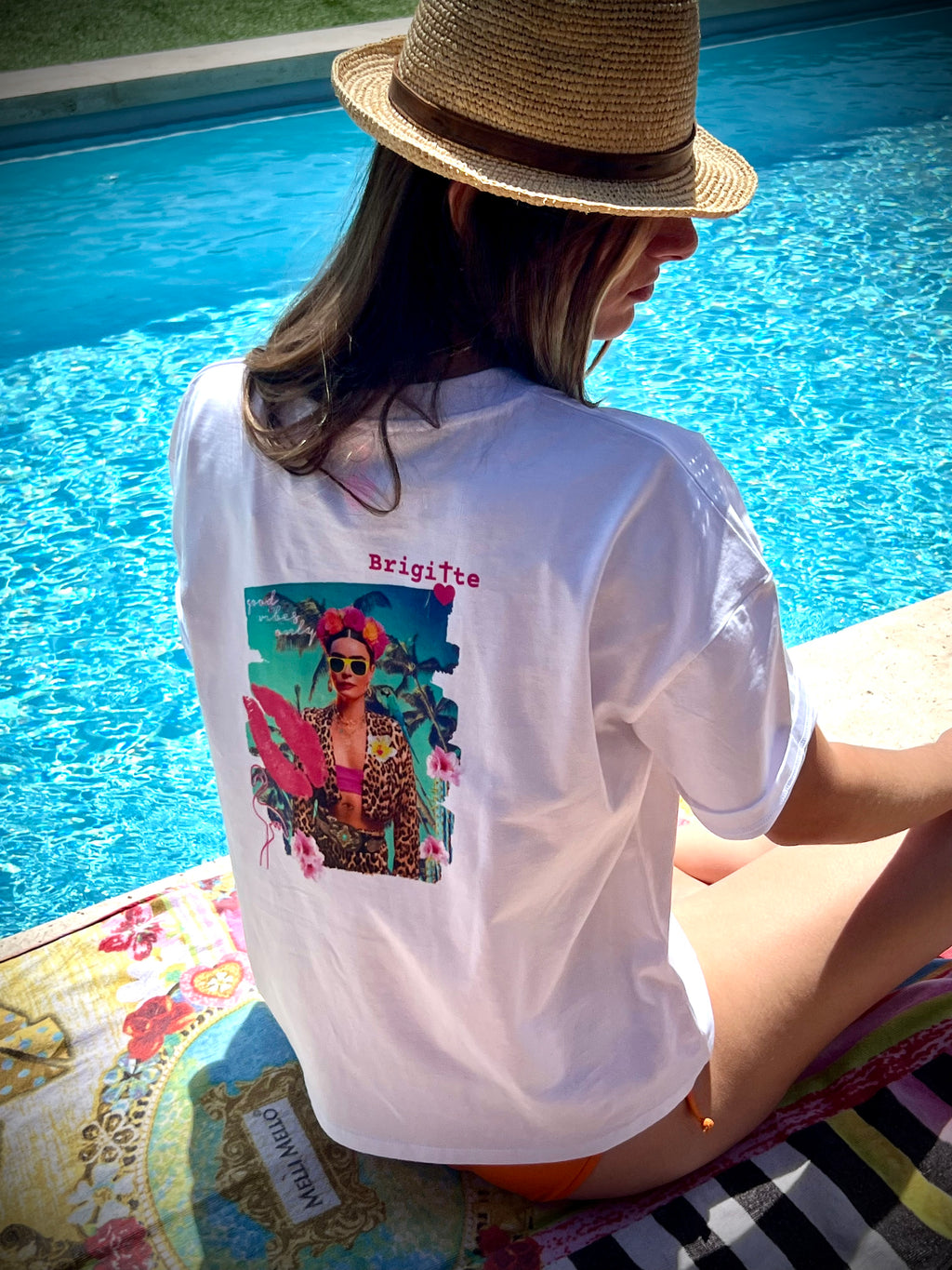 T-shirt FRIDA GOOD VIBES bohème chic unisexe – coton recyclé