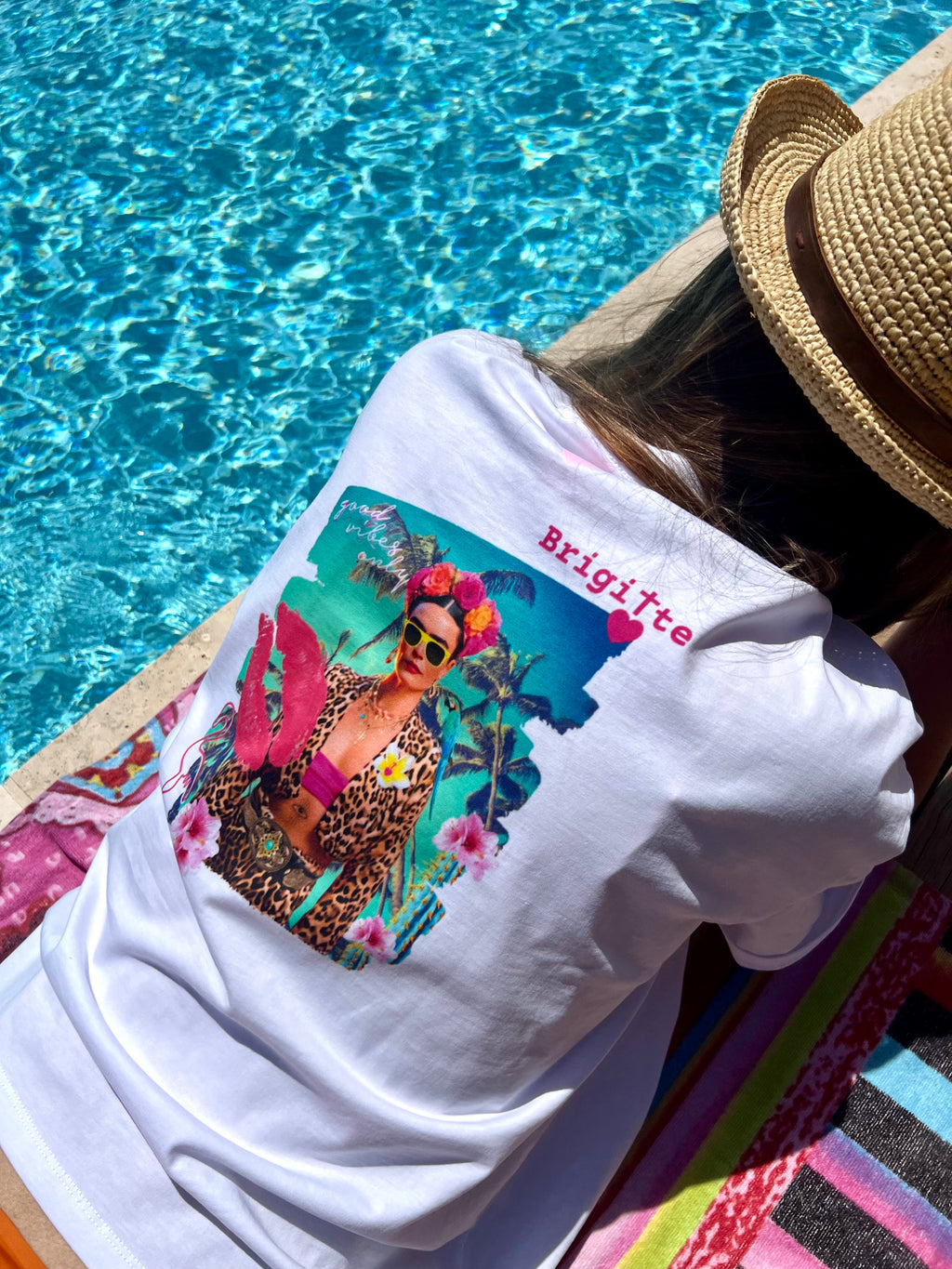 T-shirt FRIDA GOOD VIBES bohème chic unisexe – coton recyclé