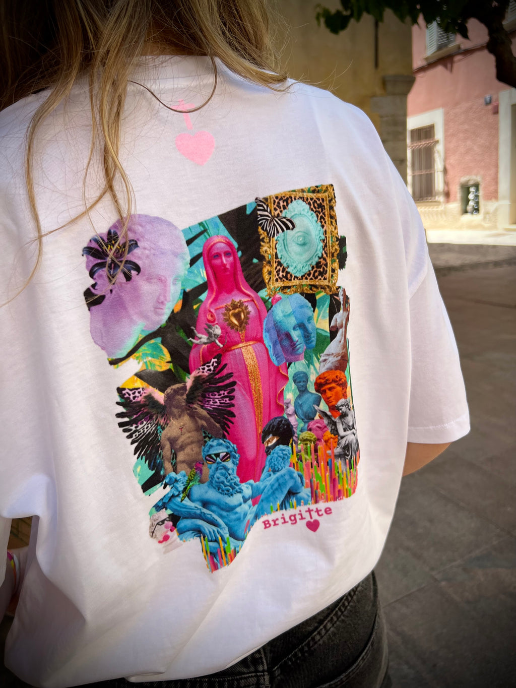 T-shirt MÉLI-MÉLO SACRÉ bohème chic oversize – coton recyclé