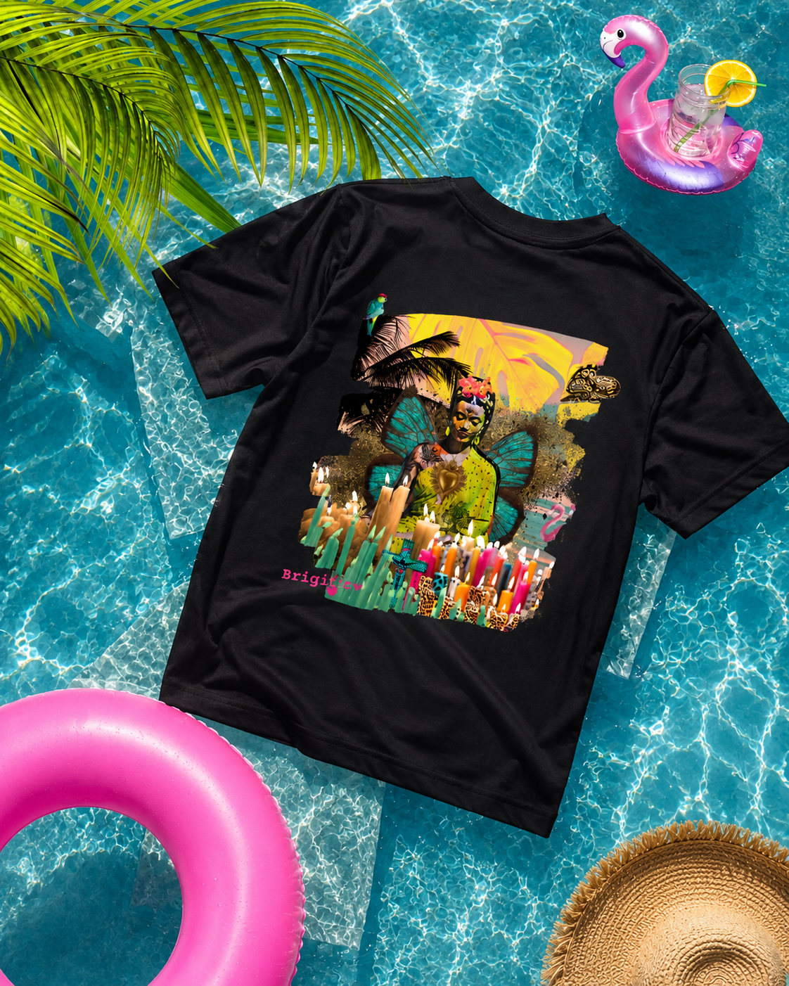 T-shirt FRIDA BOUDDHA bohème chic unisexe – coton recyclé