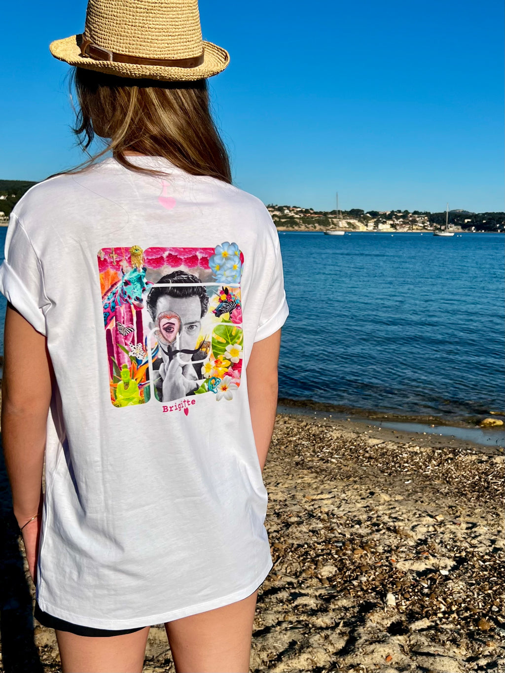 T-shirt unisexe Salvador – vue de dos – style bohème gypset