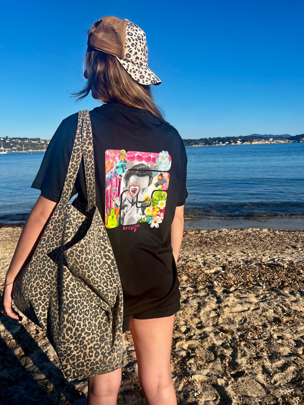T-shirt bohème chic Salvador – coton recyclé – Brigitte Gypset Créations