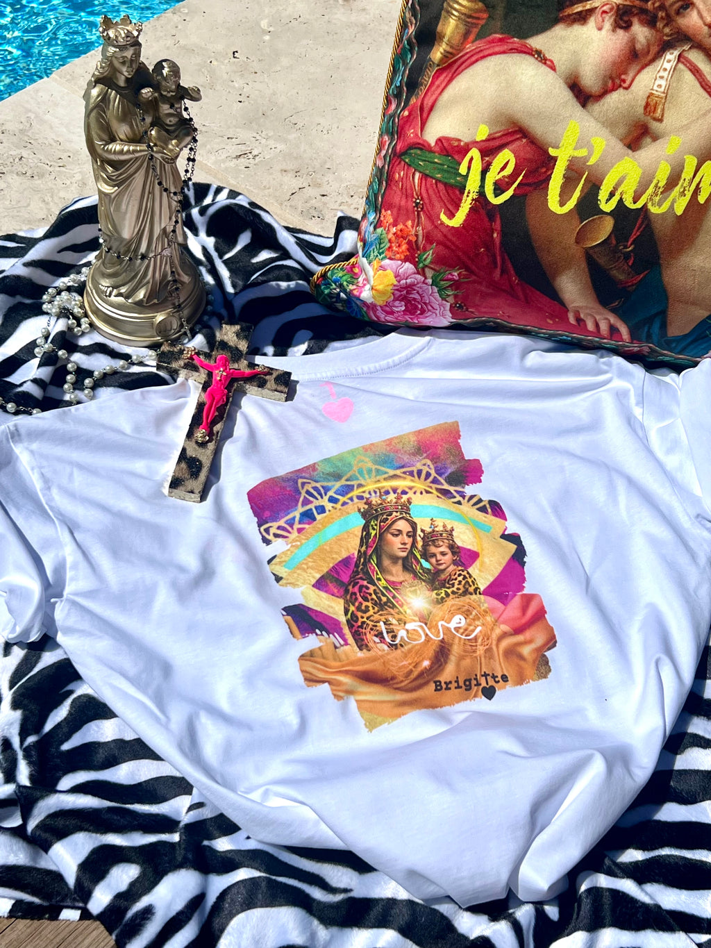 T-shirt DIVINA LOVE bohème chic unisexe – coton recyclé