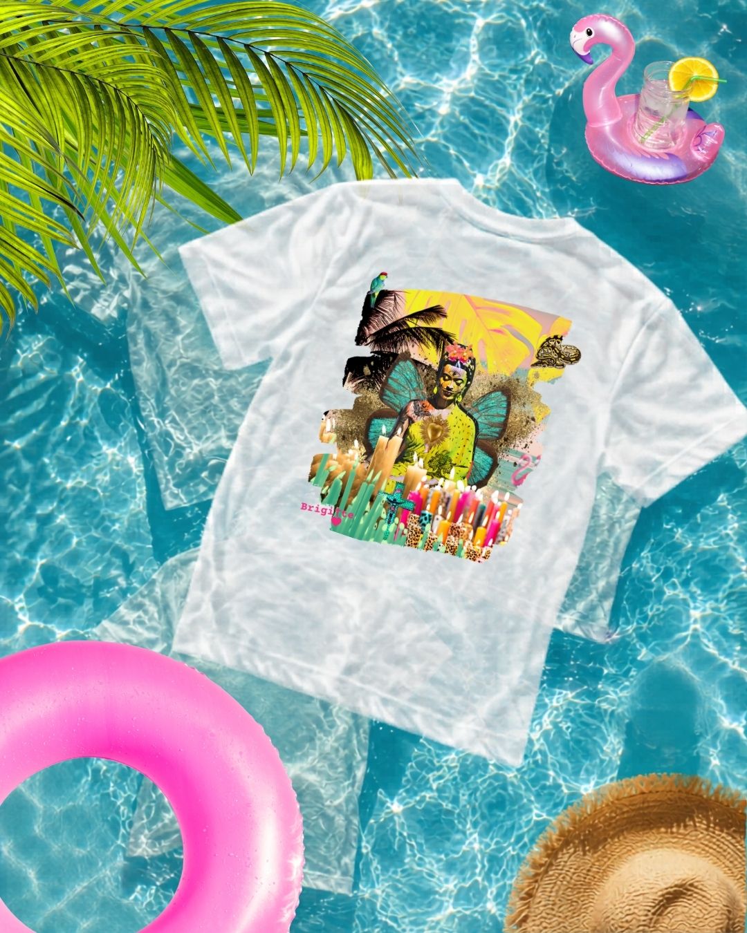 T-shirt FRIDA BOUDDHA bohème chic unisexe – coton recyclé